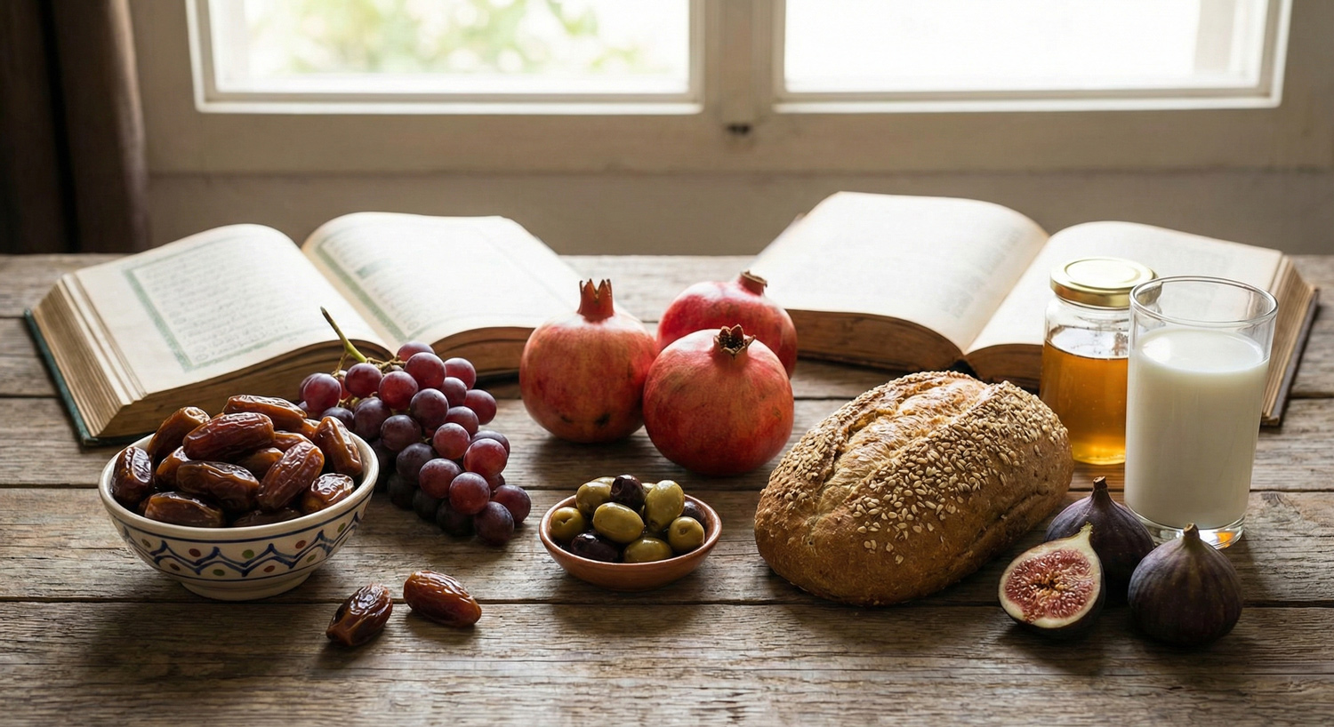 Benefits of Some Foods Mentionedin the Quran and Sunnah